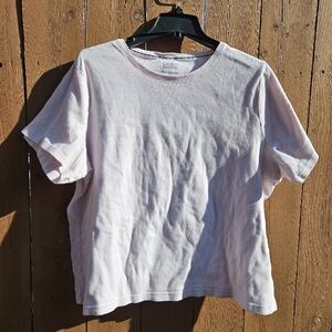 Croft & Barrow White Short Sleeve  T-Shirt